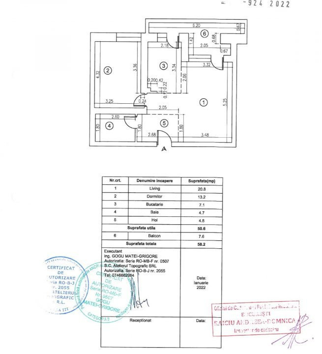Vanzare apartament 2 camere Core Timpuri Noi